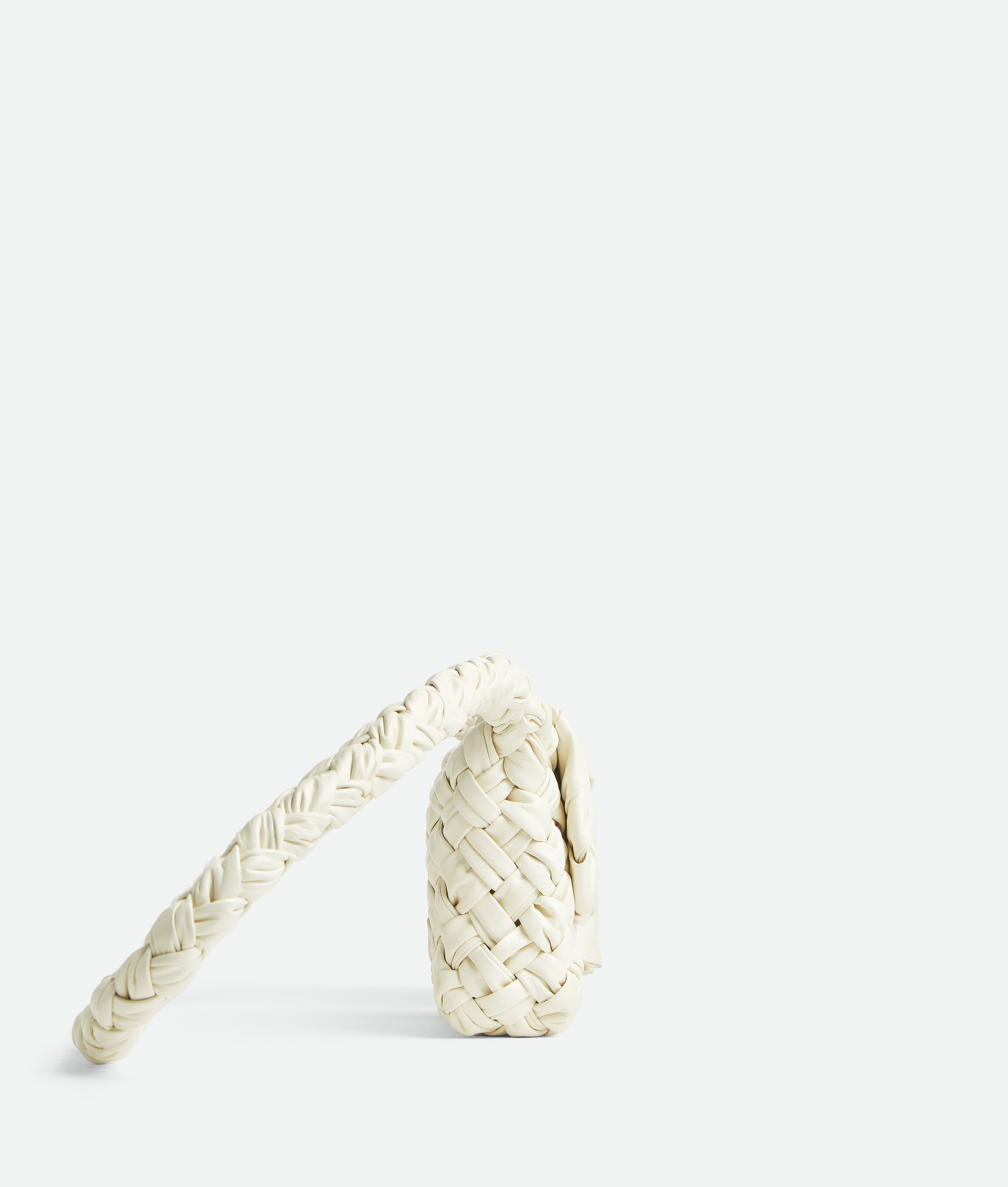 Bottega Veneta Small Citta Shoulder Bag In Bone