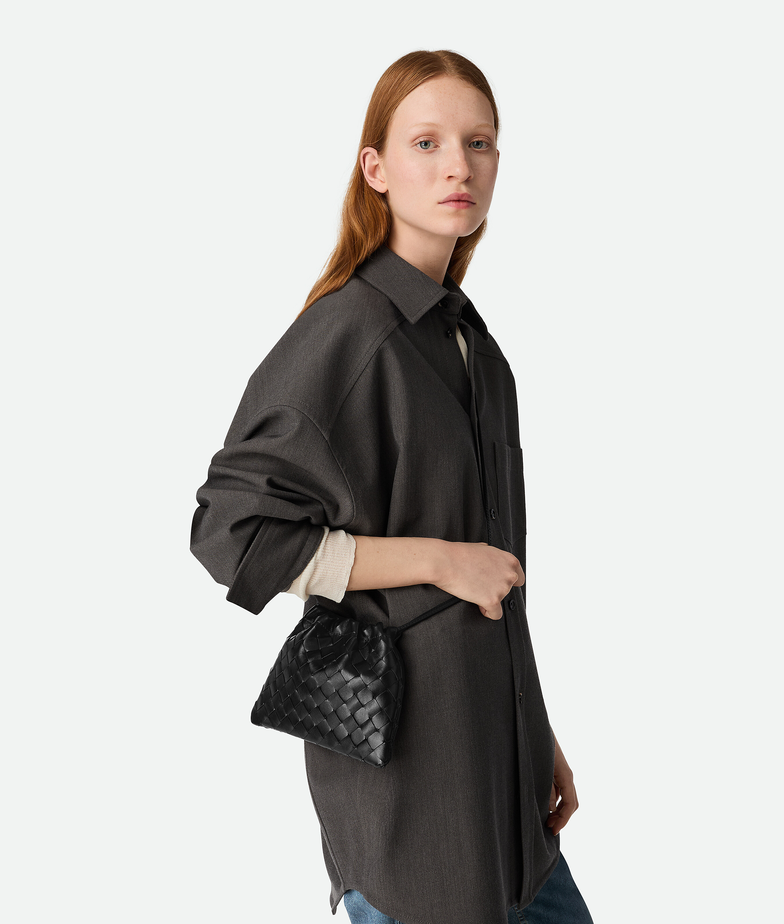 Bottega Veneta Small Dustbag In Black
