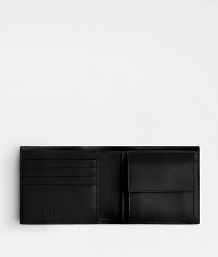 Portefeuille Bi-Fold avec porte-monnaie Intrecciato