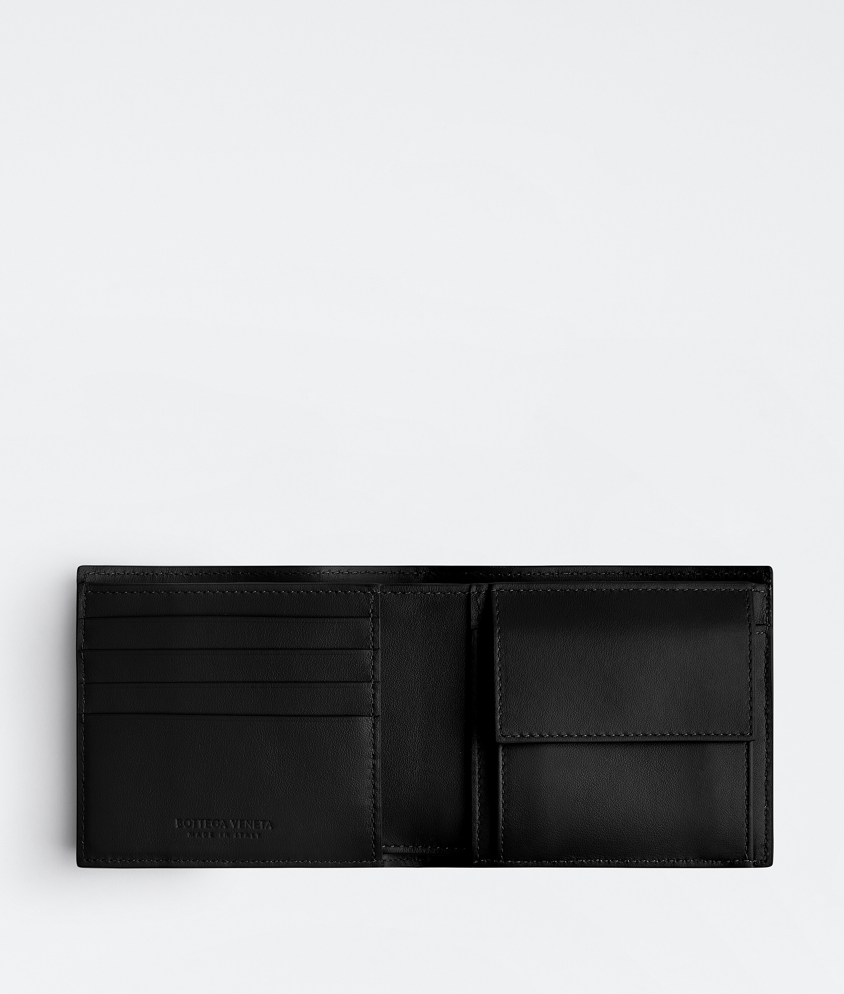 BOTTEGA VENETA INTRECCIATO BI-FOLD WALLET WITH COIN PURSE
