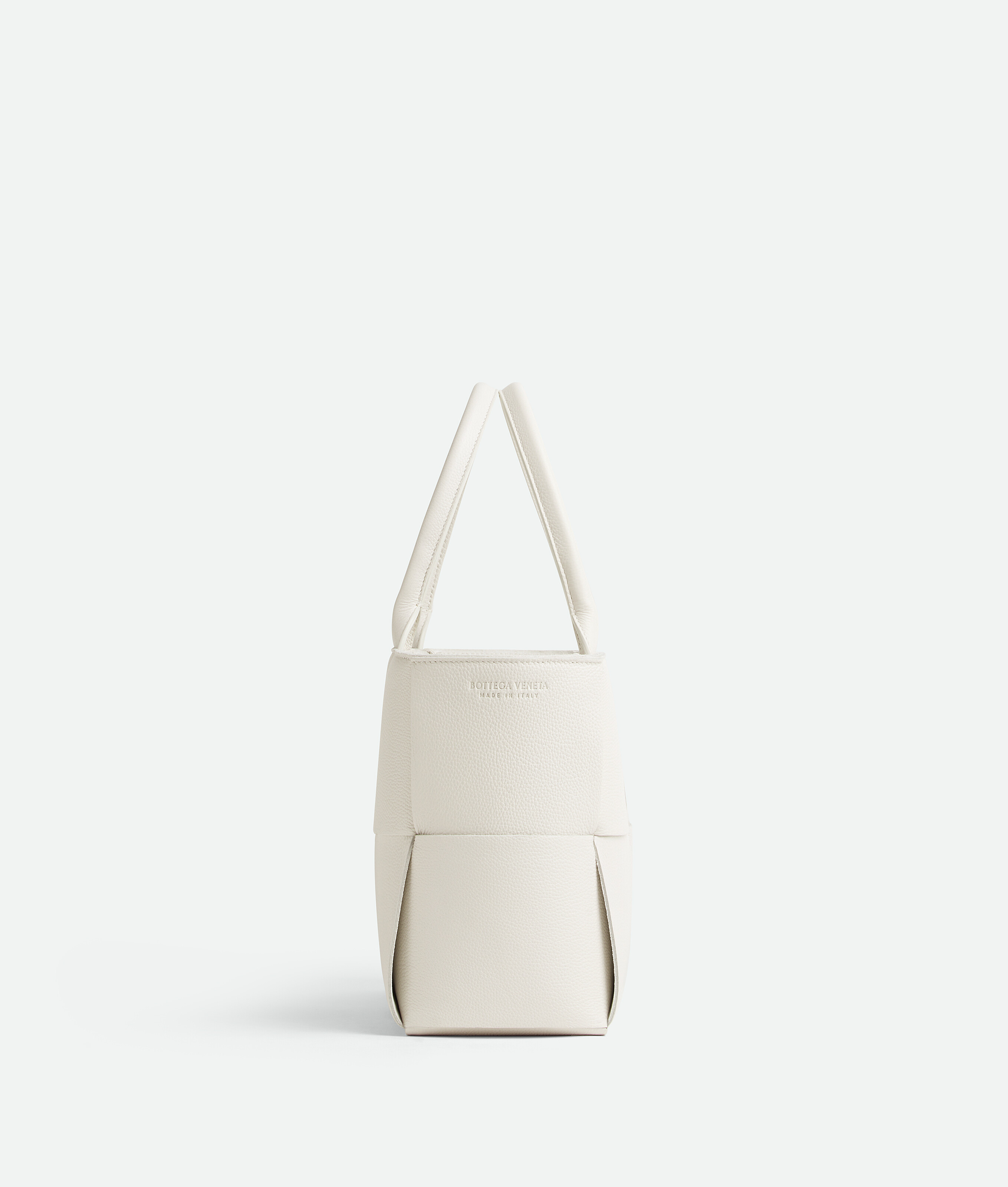 Shop Bottega Veneta Small Arco Tote Bag In Blanc