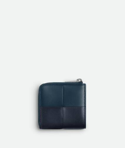 Cassette Square Compact Zip Around Wallet