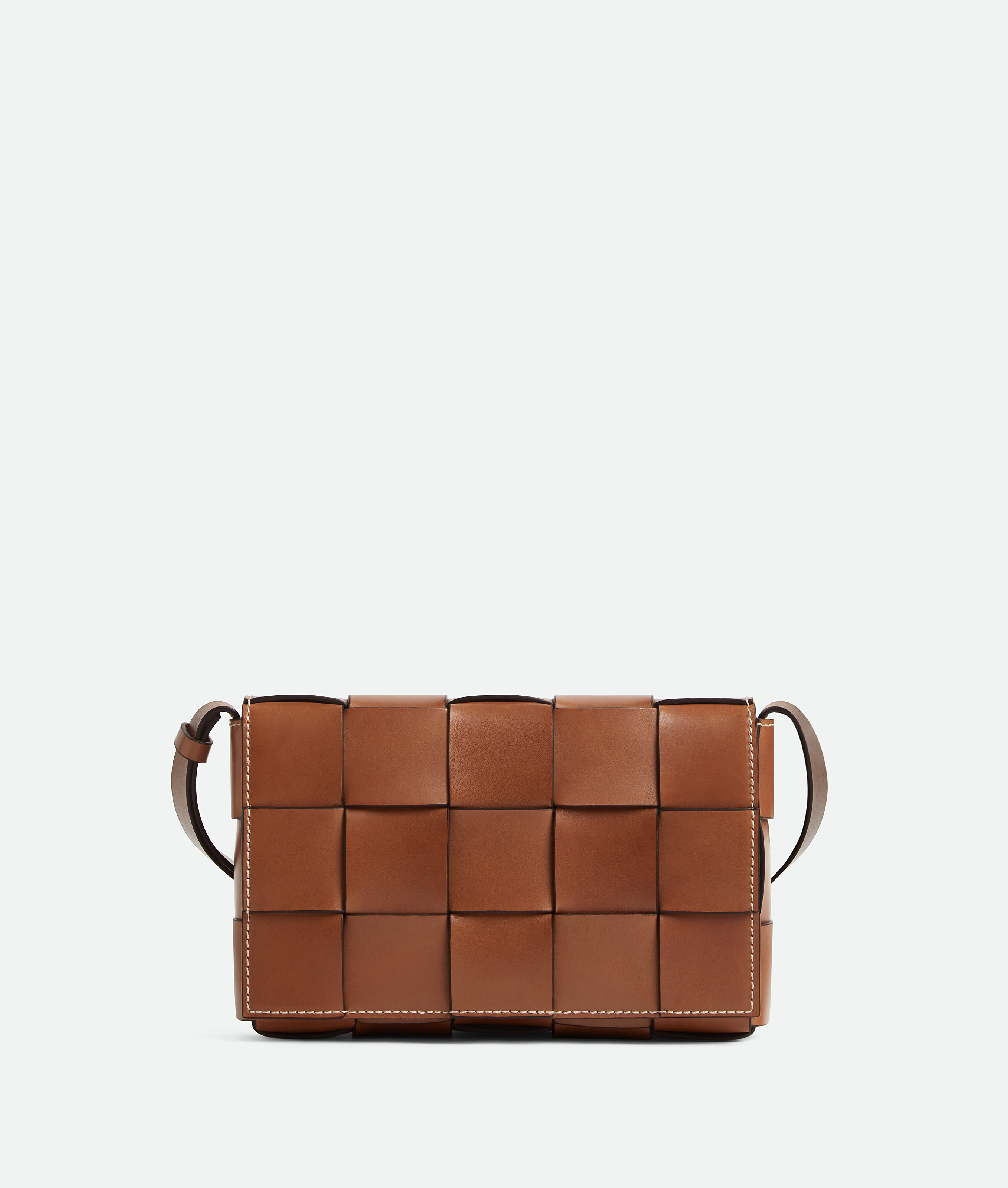 Shop Bottega Veneta Cassette In Bear/natural/fondant