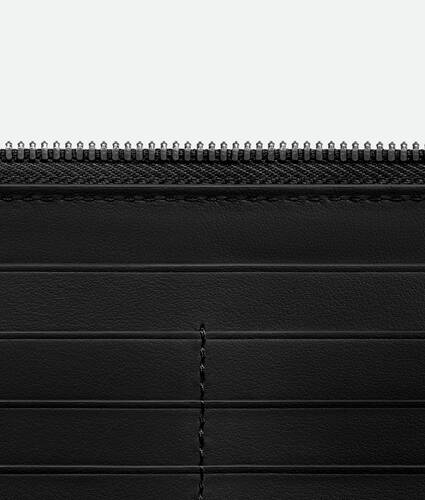 Intrecciato Zip Around Wallet