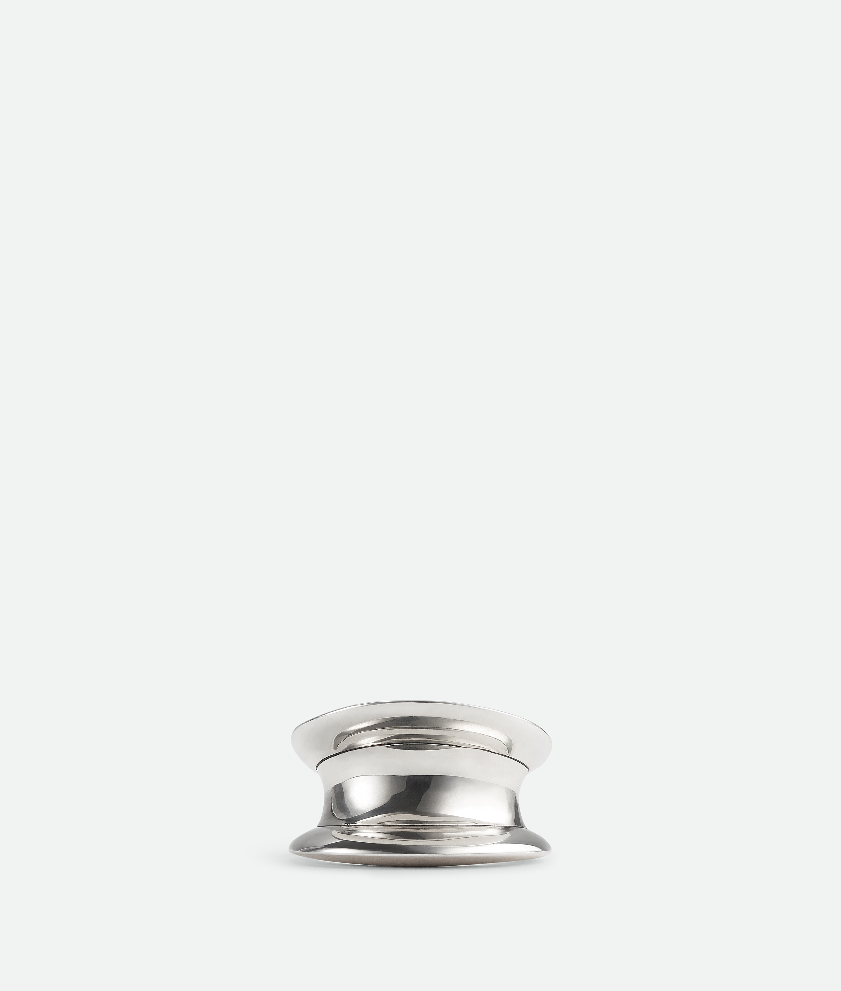 Shop Bottega Veneta H Beam Ring In Silver