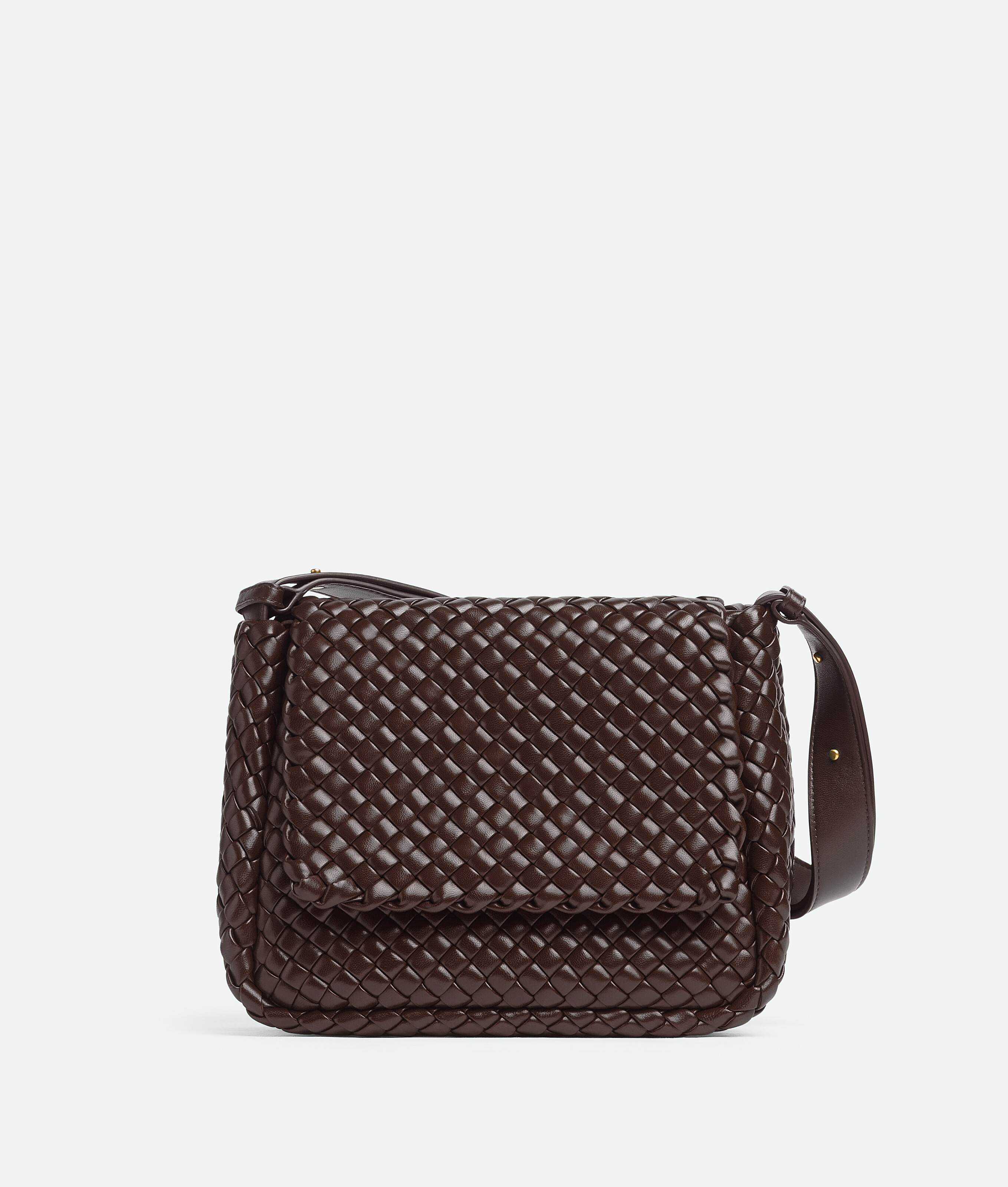 Bottega Veneta Small Cobble Shoulder Bag In Brown