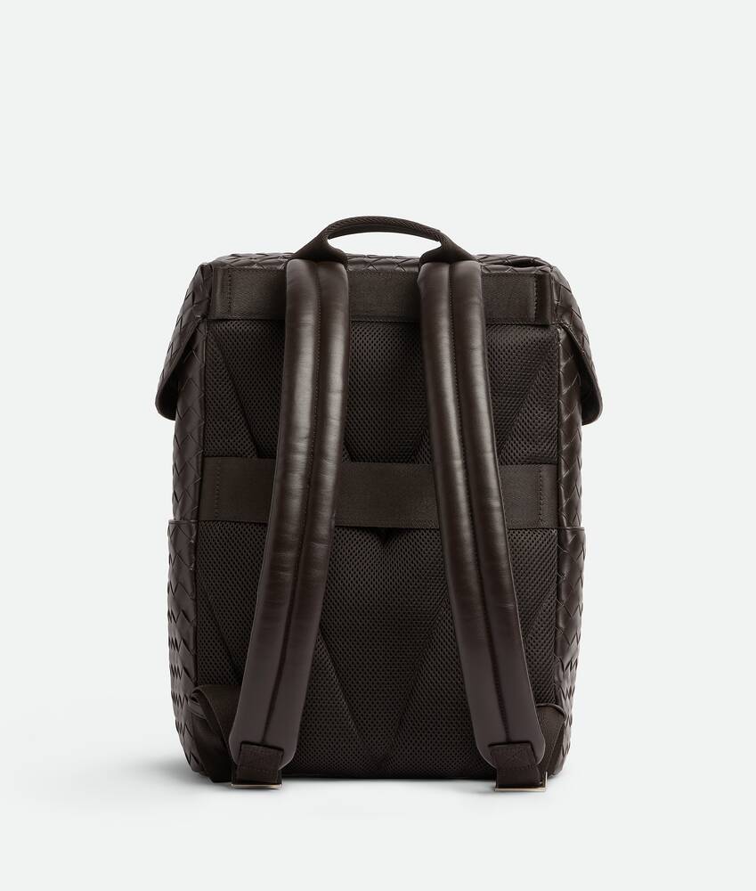 Bottega Veneta® Men's Intrecciato Flap Backpack in Fondant. Shop online ...