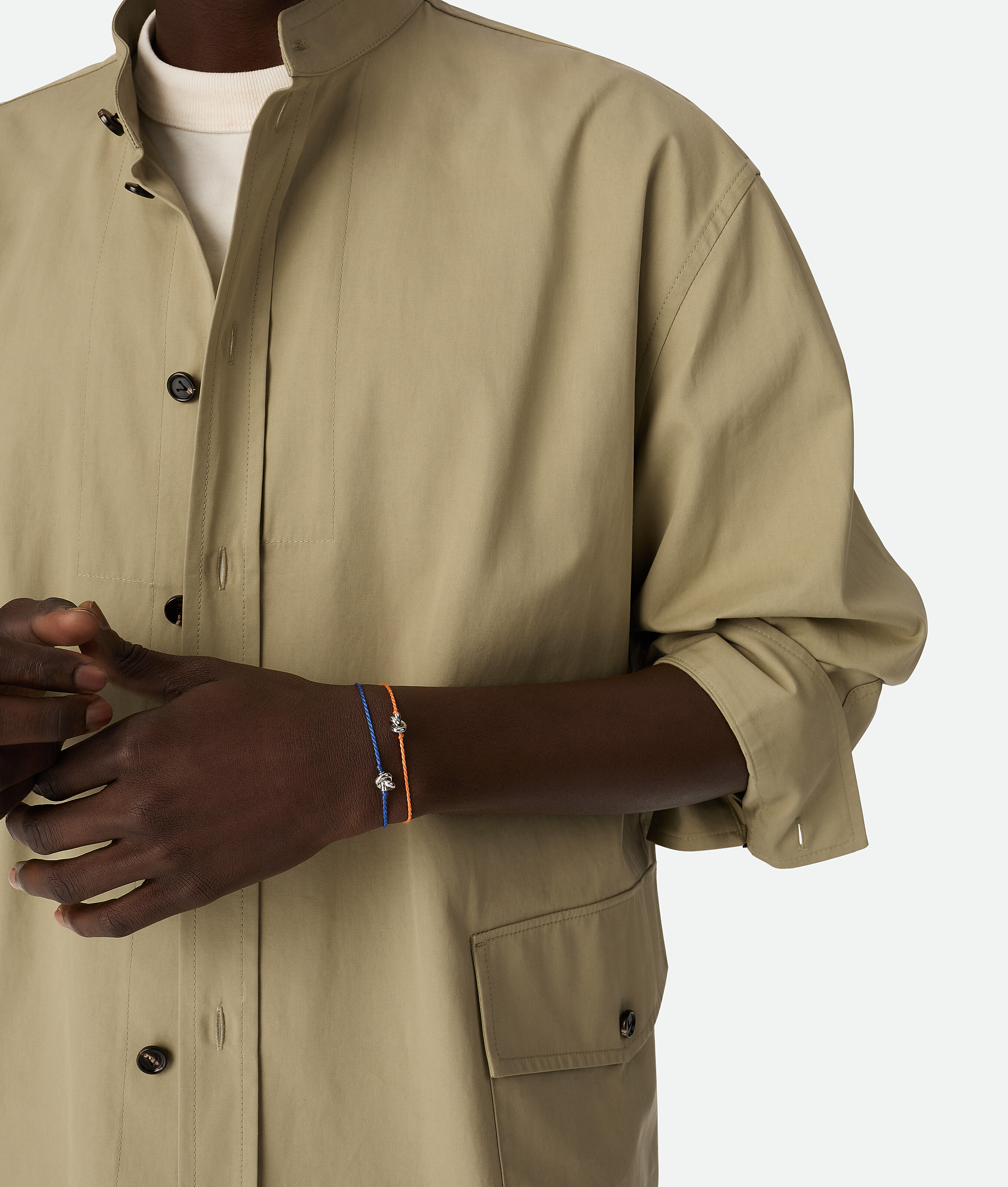 Bottega Veneta Knot Armband In Squill