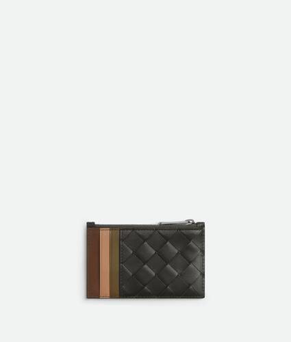 Intrecciato Zipped Card Case