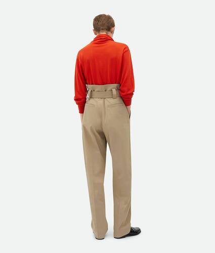 Compact Cotton Trousers