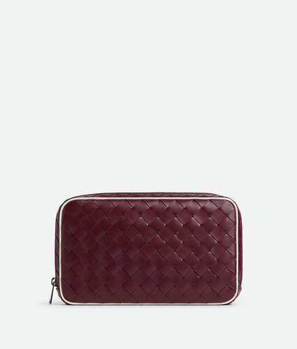 Intrecciato Medium Zipped Pouch