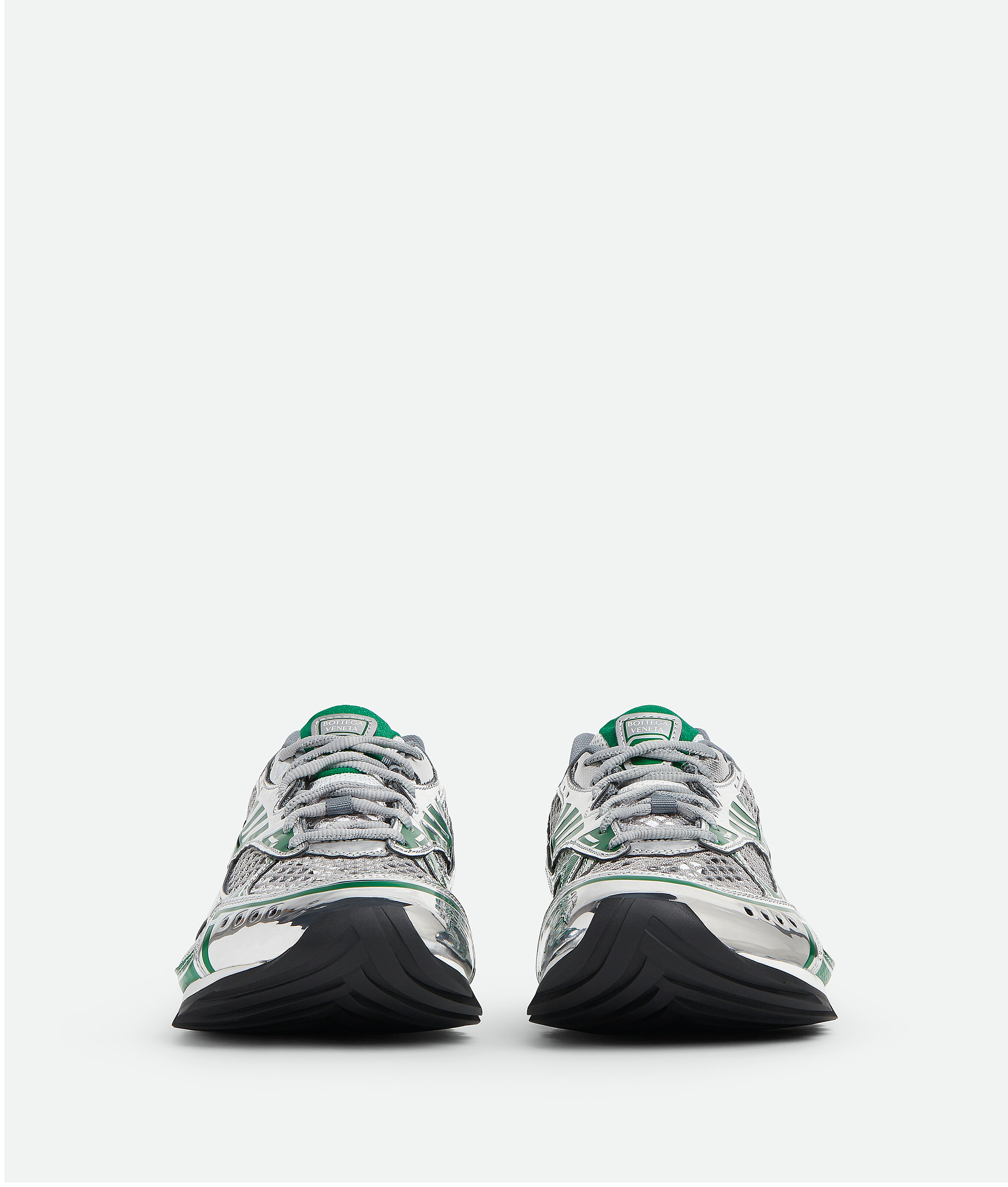 Shop Bottega Veneta Sneakers Orbit In Grey
