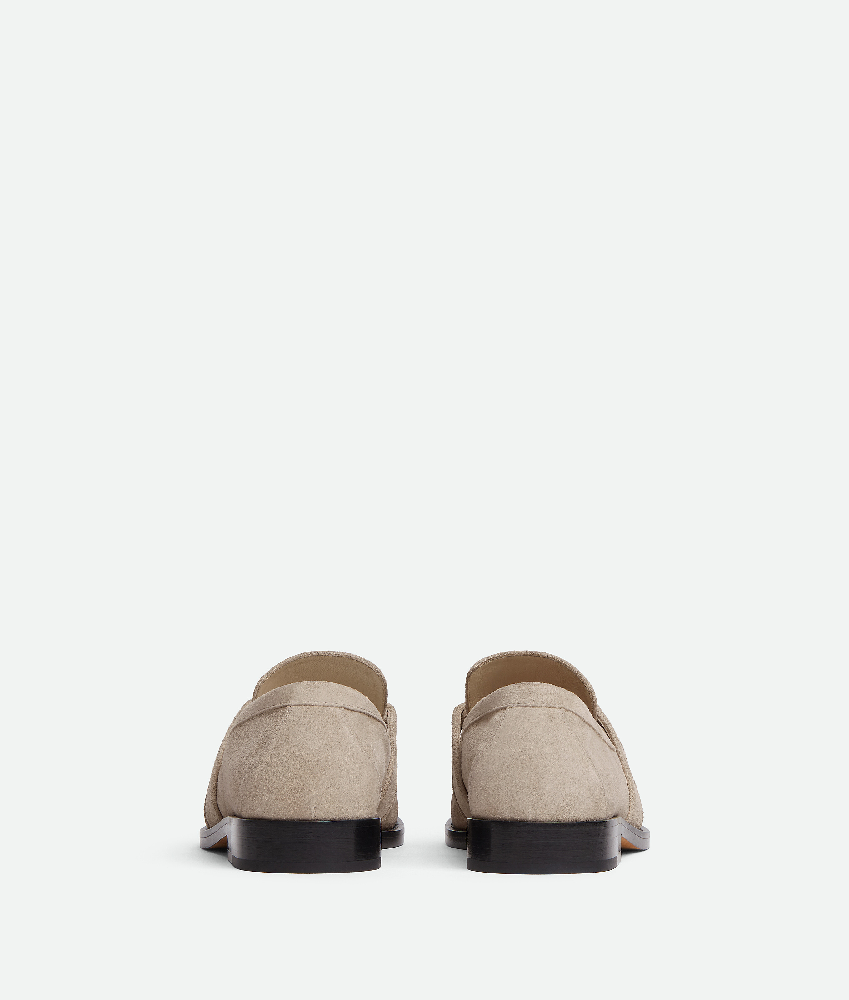 Bottega Veneta Astaire Knot Soft Suede Loafers In Neutral