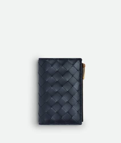 mittelgrosse bi-fold portemonnaie mit zipper