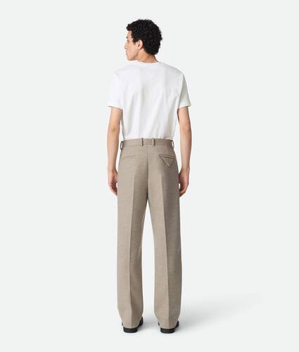 Calça de lã e caxemira