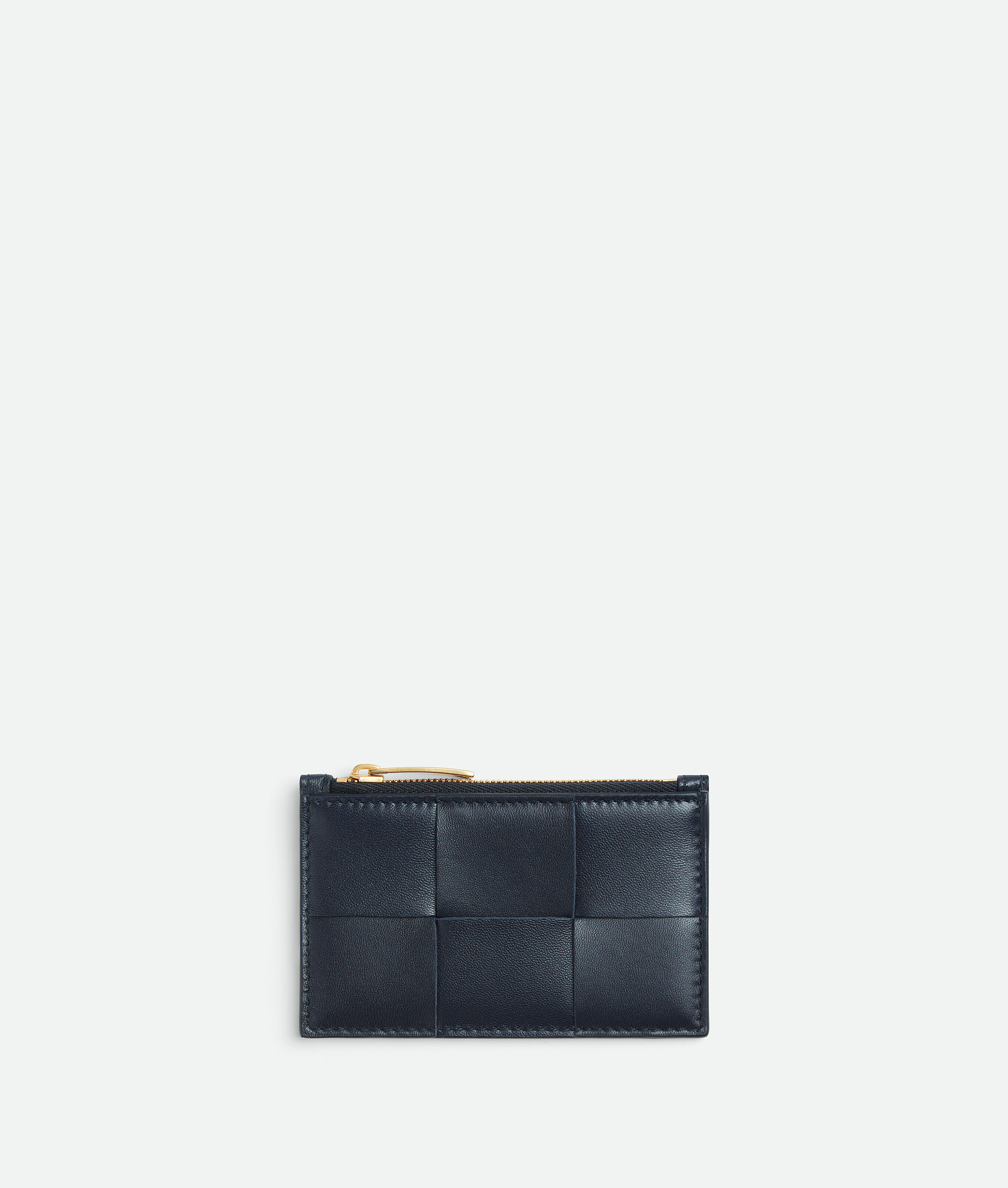 Bottega Veneta Cassette Kartenetui Mit Zip In Blue