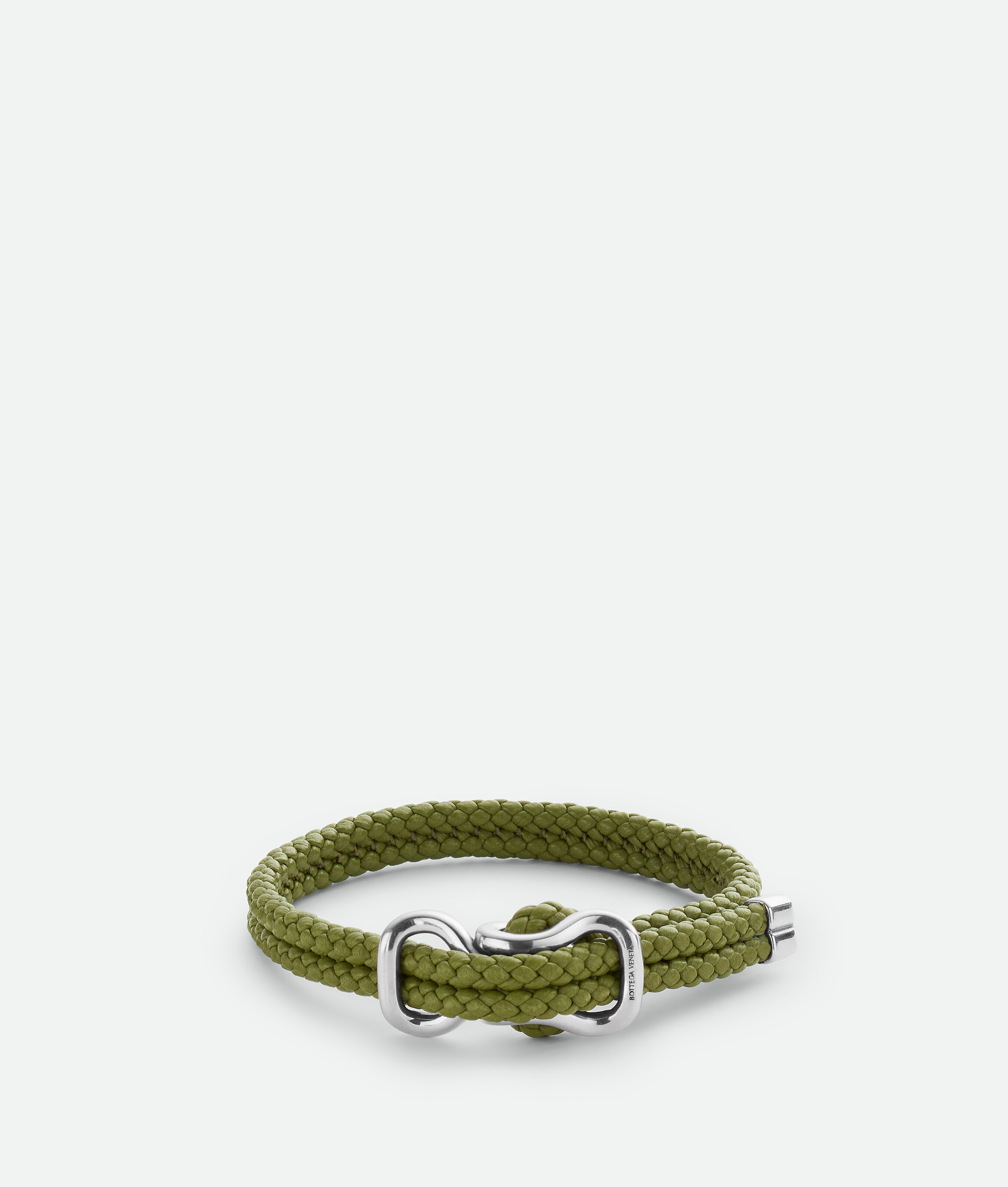 Bottega Veneta Leather Bracelet - Matcha - Man - S
