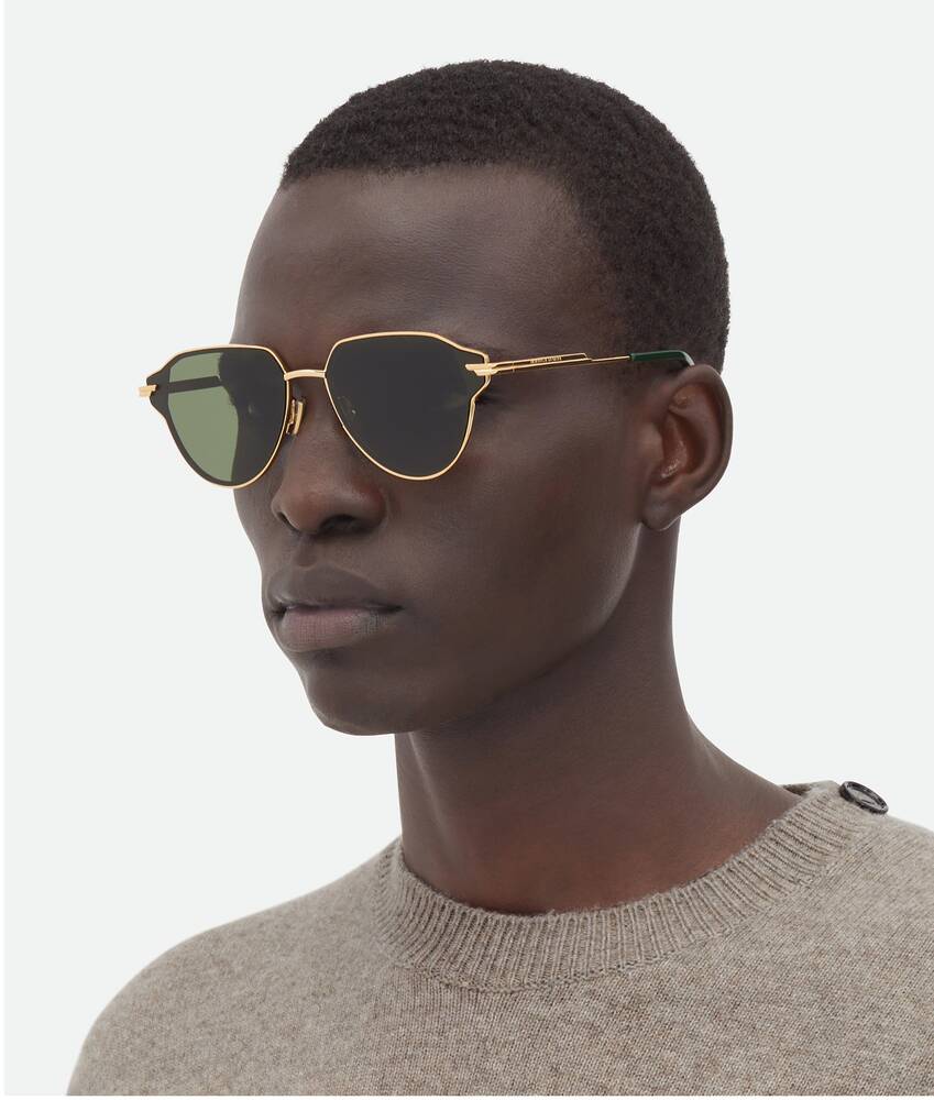 Display a large version of the product image 2 - Glaze Metal Aviator Sunglasses