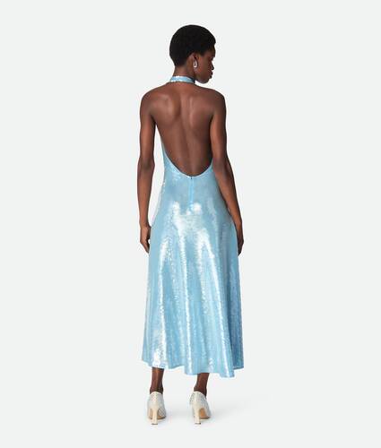 Light Viscose Sequins Dress