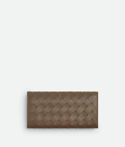 Intrecciato Large Flap Wallet