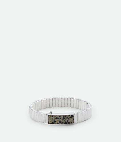 Bottega Veneta® Men's Facet Cuff Bracelet in Silver. Shop online now.