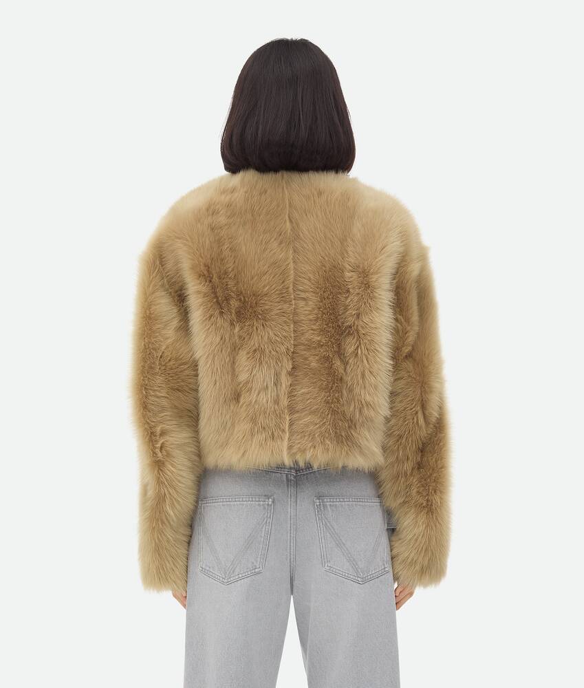 Display a large version of the product image 3 - Toscana Shearling Cropped Blouson