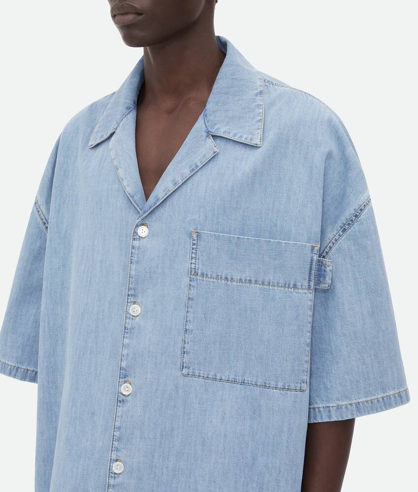 Display a large version of the product image 5 - Light Bleached Denim Shirt