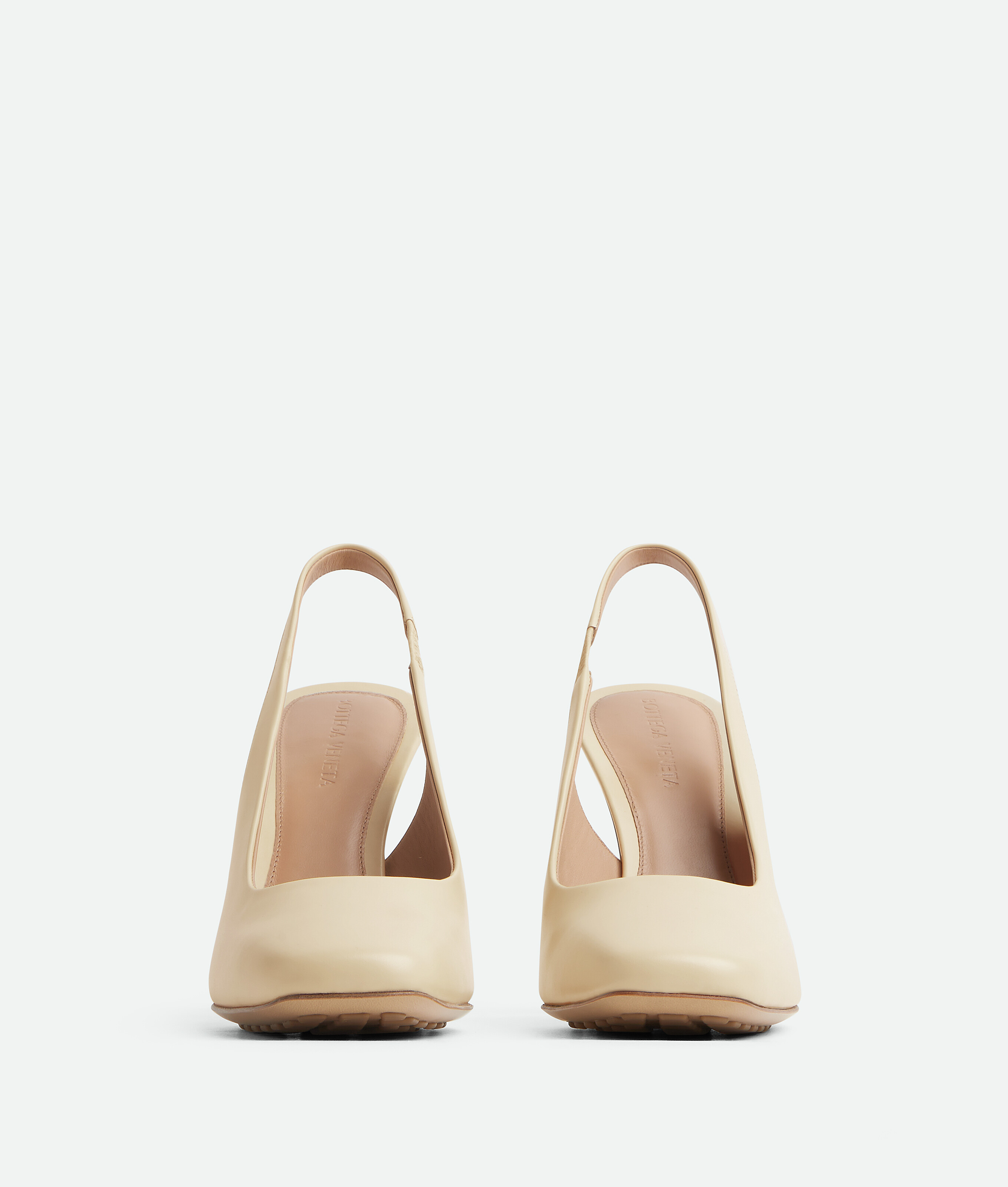 Bottega Veneta High-heeled Sandals With Knot Details In Sea Salt