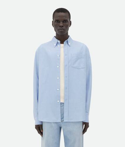 Afficher une grande image du produit 1 - Chemise Oxford Décontractée En Coton