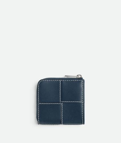 Cassette Square Compact Zip Around Wallet