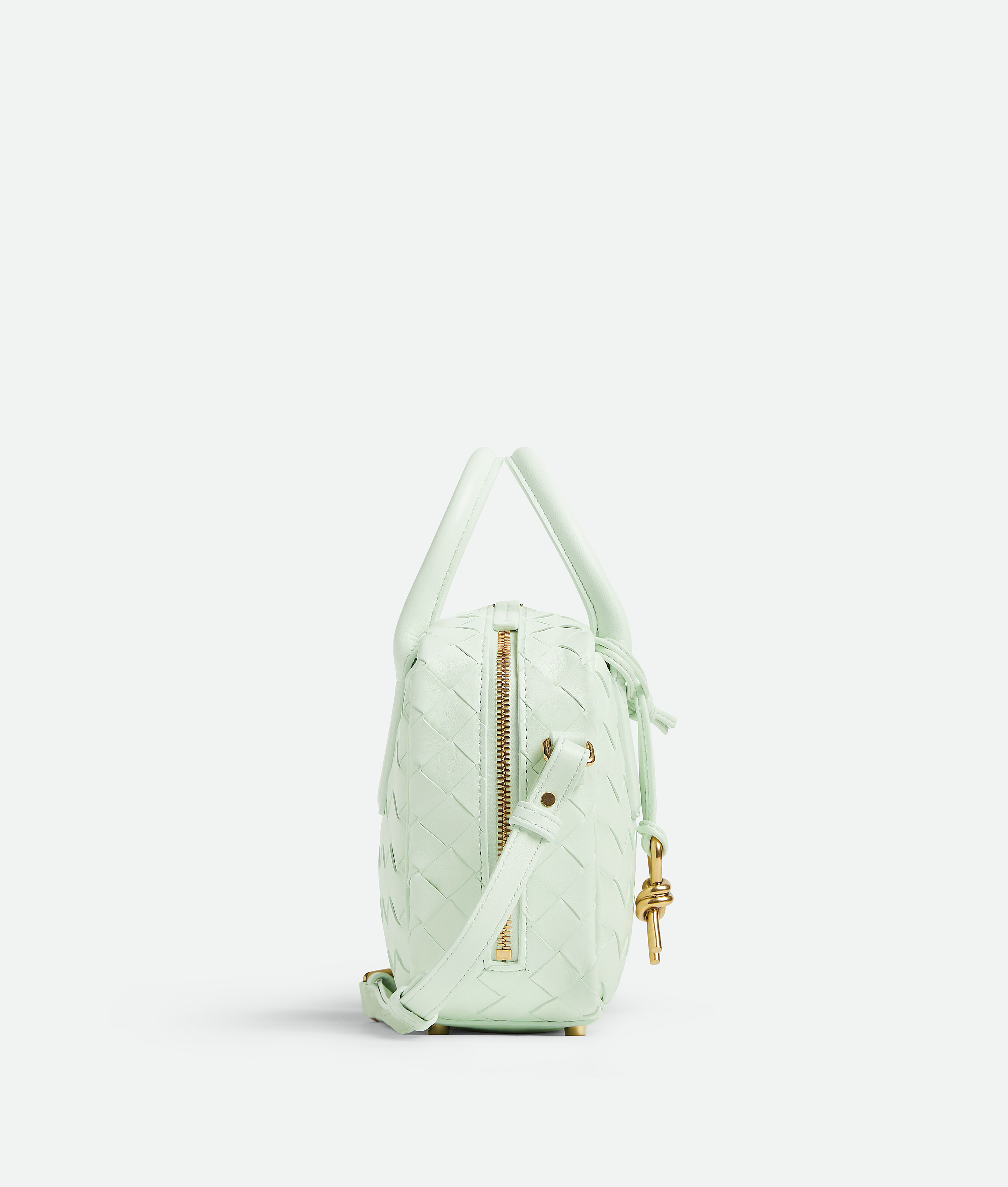 Shop Bottega Veneta Small Getaway In White