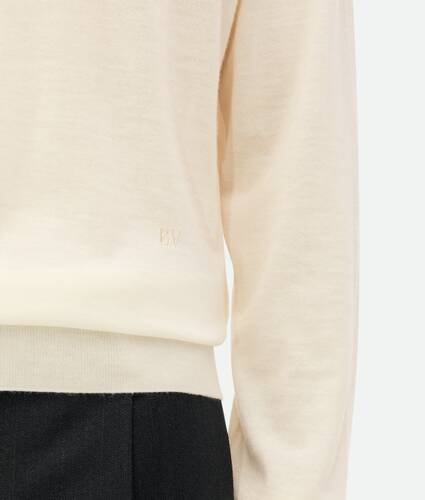 Light Fine Cashmere Polo Jumper