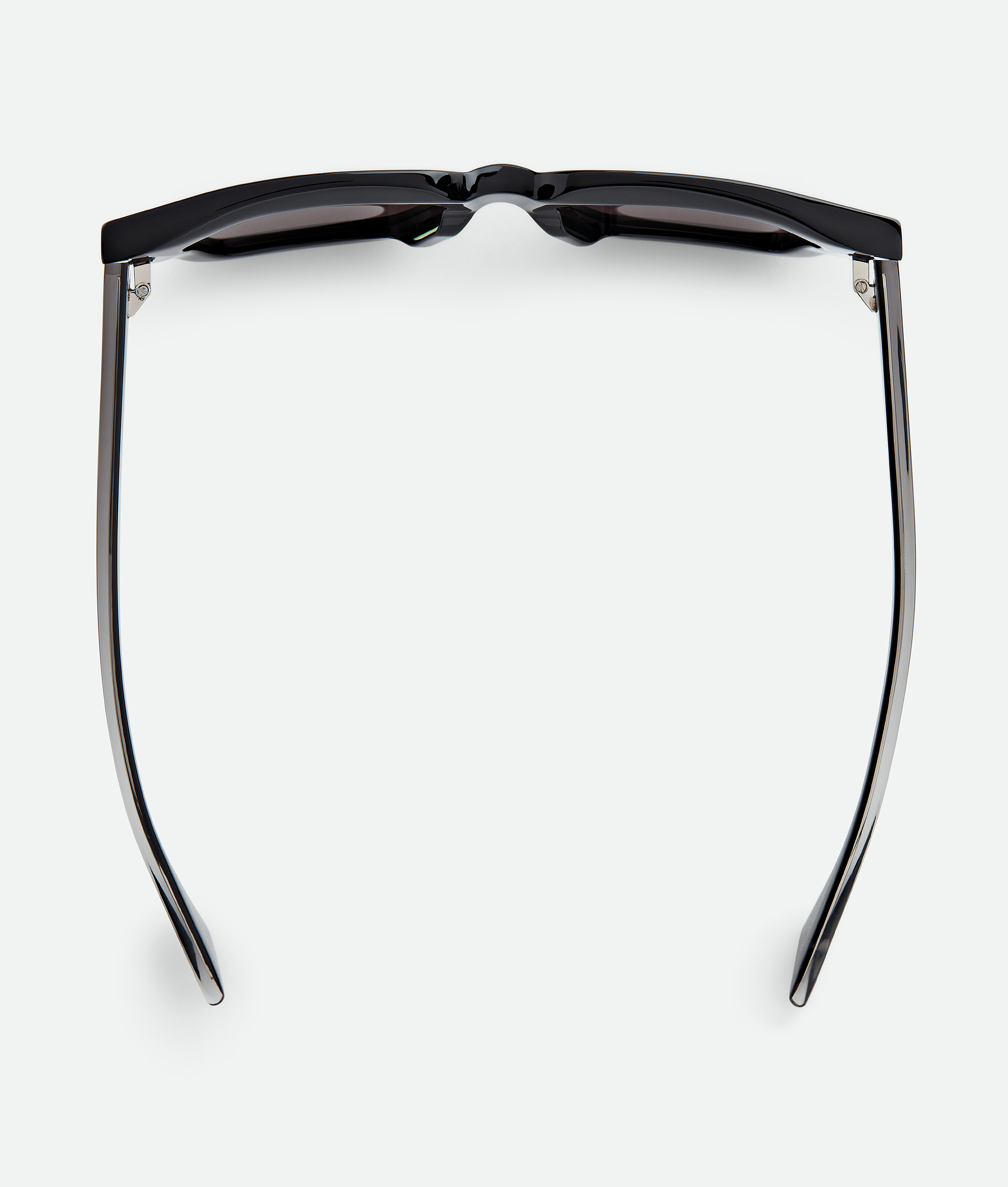 Shop Bottega Veneta Tri-fold Square Sunglasses In Black