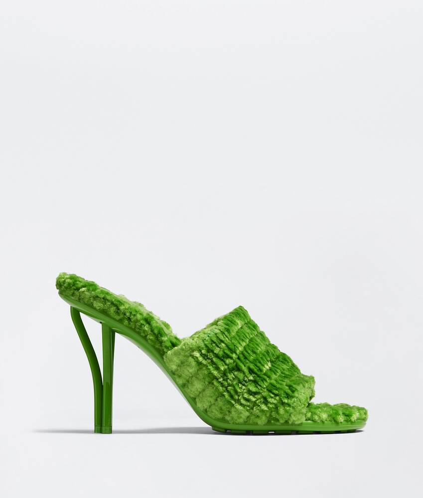 new bottega green heels