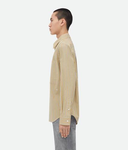 Striped Poplin Shirt