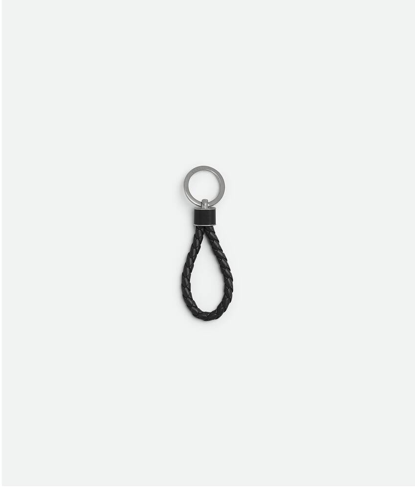 Bottega Veneta® Key Ring in Black. Shop online now.