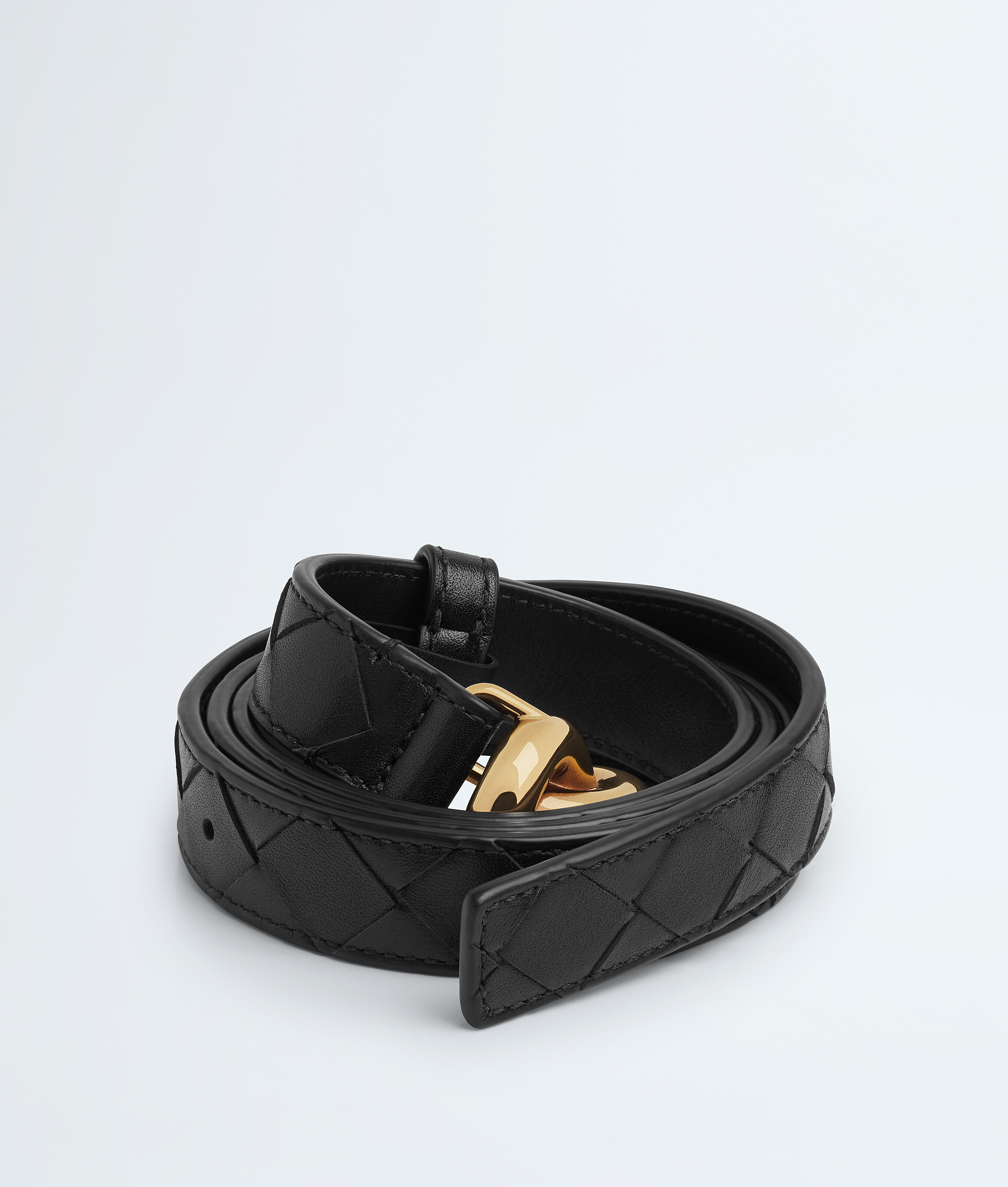 Women's Knot Belt in Black Bottega Veneta Japan EN - Image 3