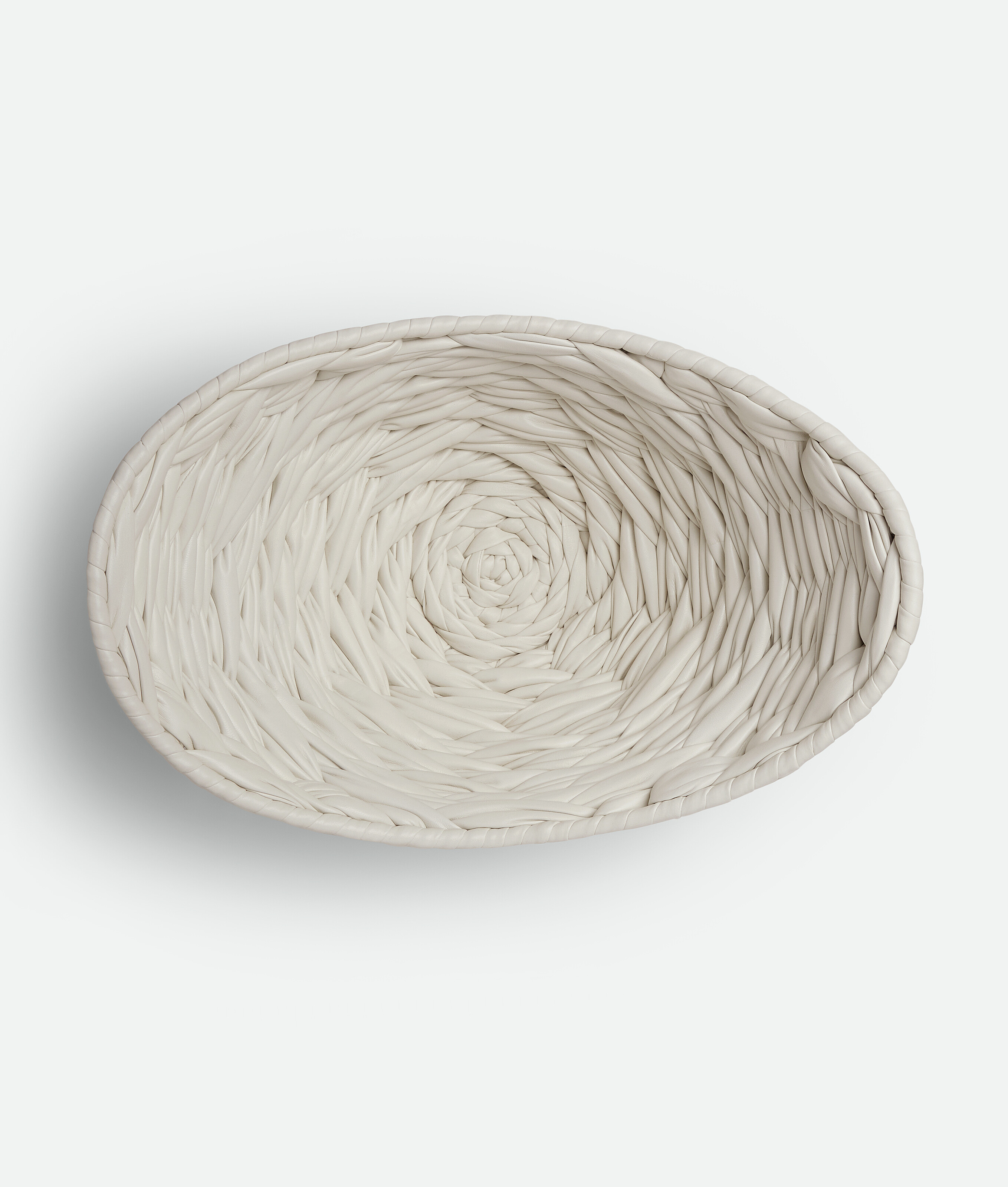 Bottega Veneta Saladier Intreccio Foulard In White