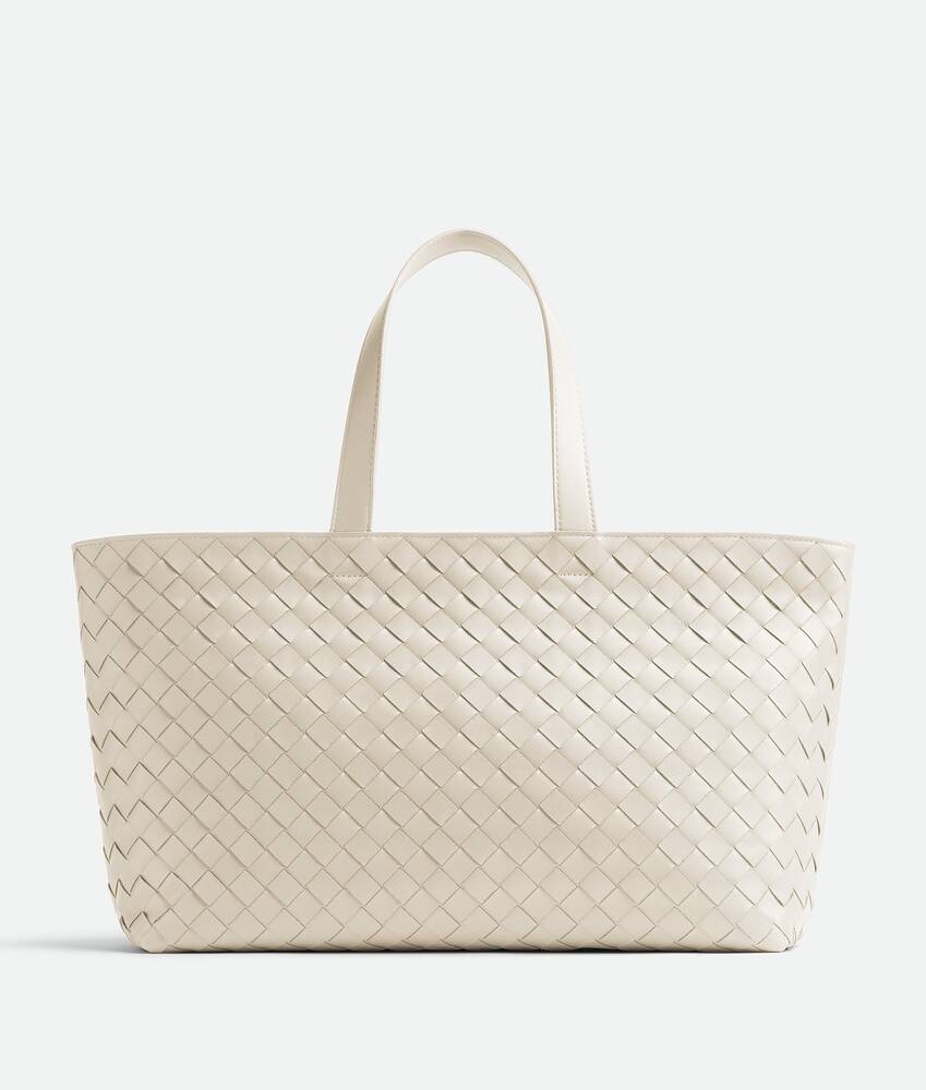 Bottega Veneta® Borsa Tote Intrecciato da Donna in Plaster. Shop online now.