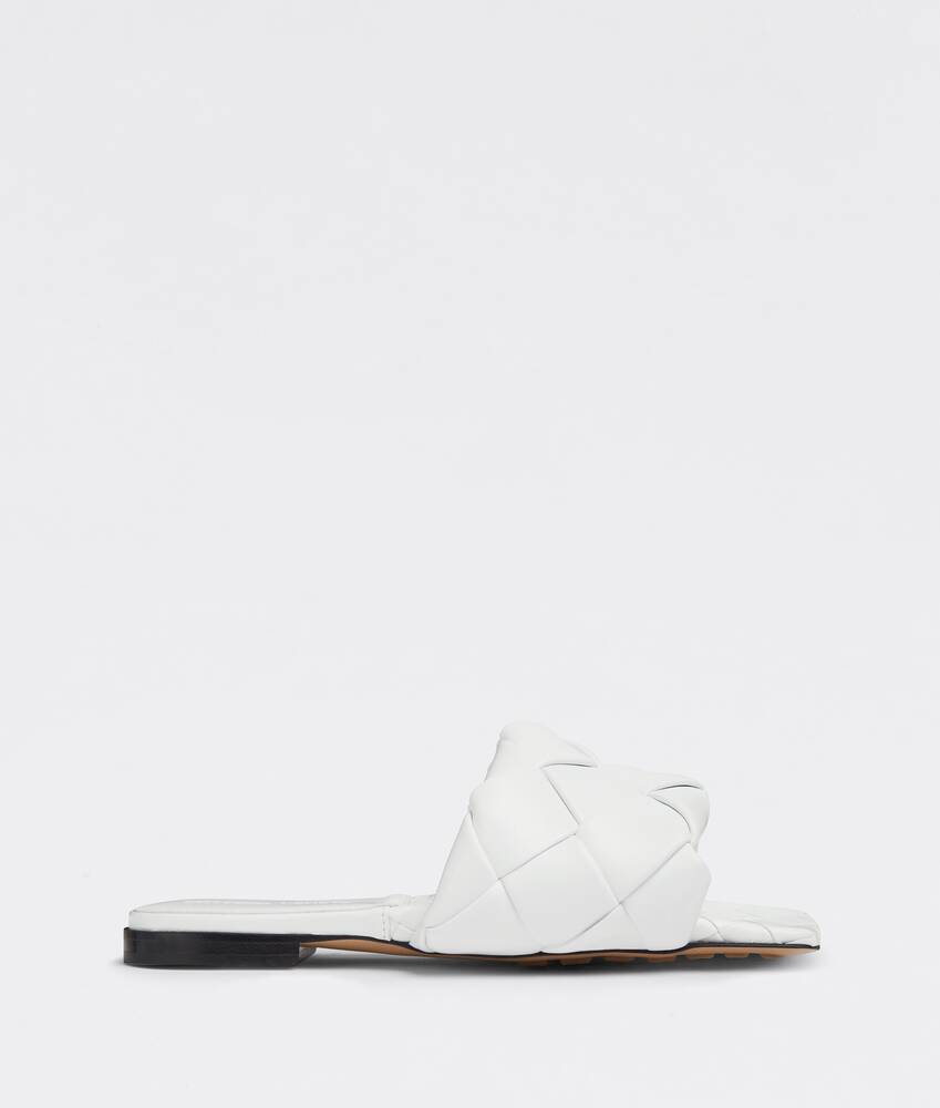 Sandali Flat Lido in OPTIC WHITE Bottega Veneta® IT