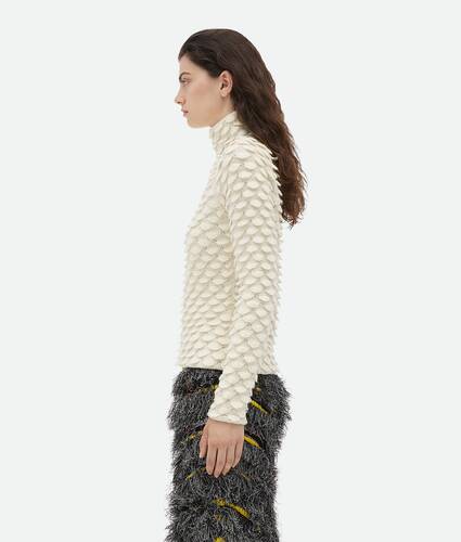 Fish Scale Wool Sweater