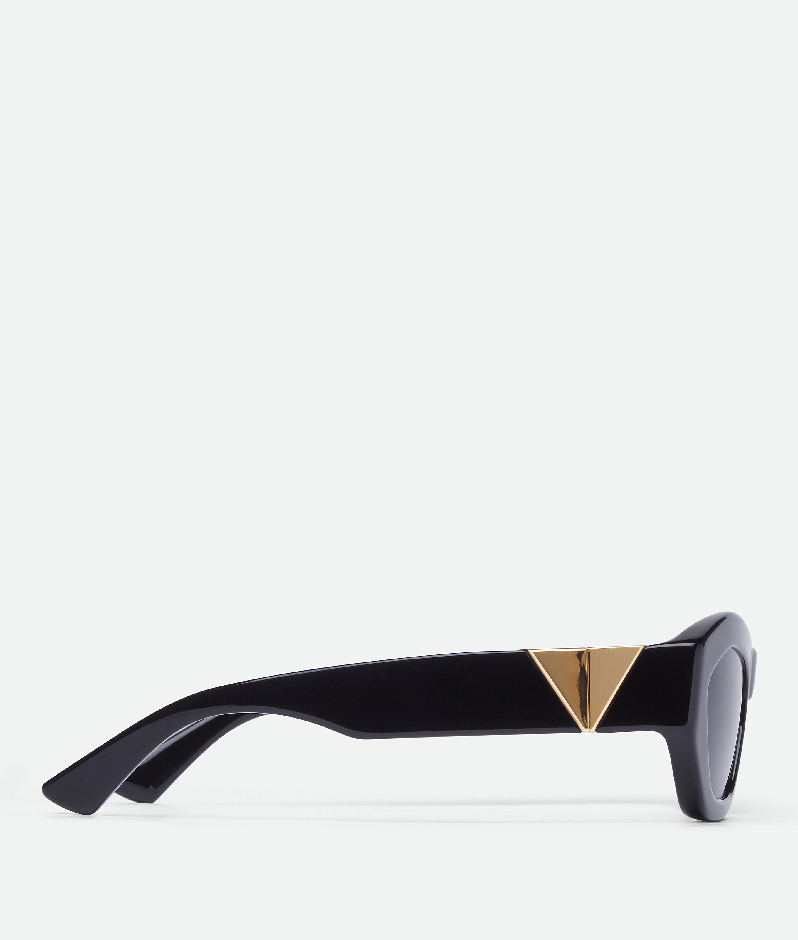 Shop Bottega Veneta Angle Hexagonal Sunglasses In Black