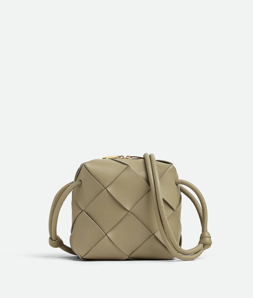 Bottega Veneta® Mini Cassette Camera Bag in Taupe. Shop online now.