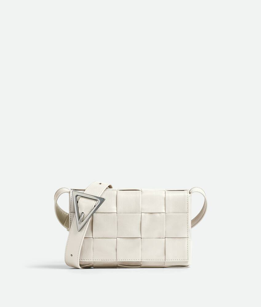 Bottega Veneta® Small Cassette in White. Shop online now.