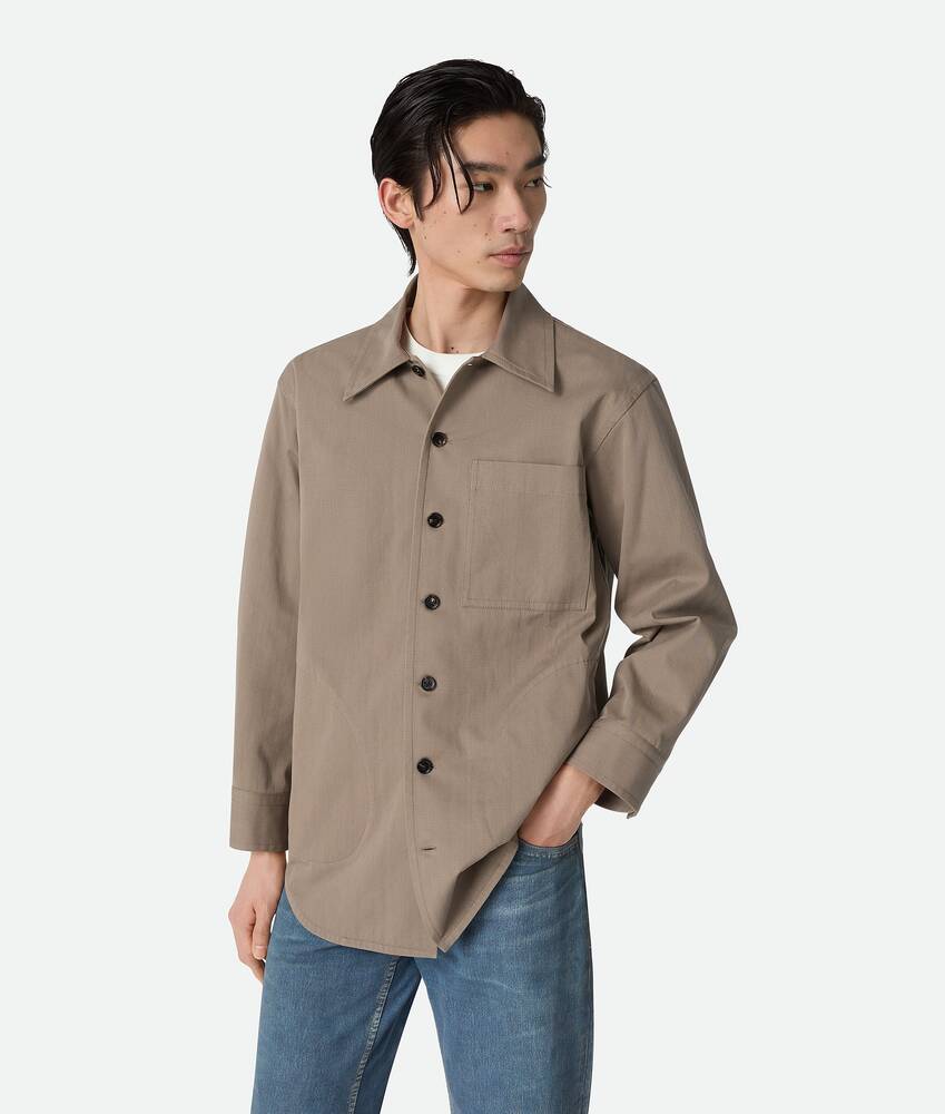 Ein größeres Bild des Produktes anzeigen 1 - Overshirt aus Baumwolltwill