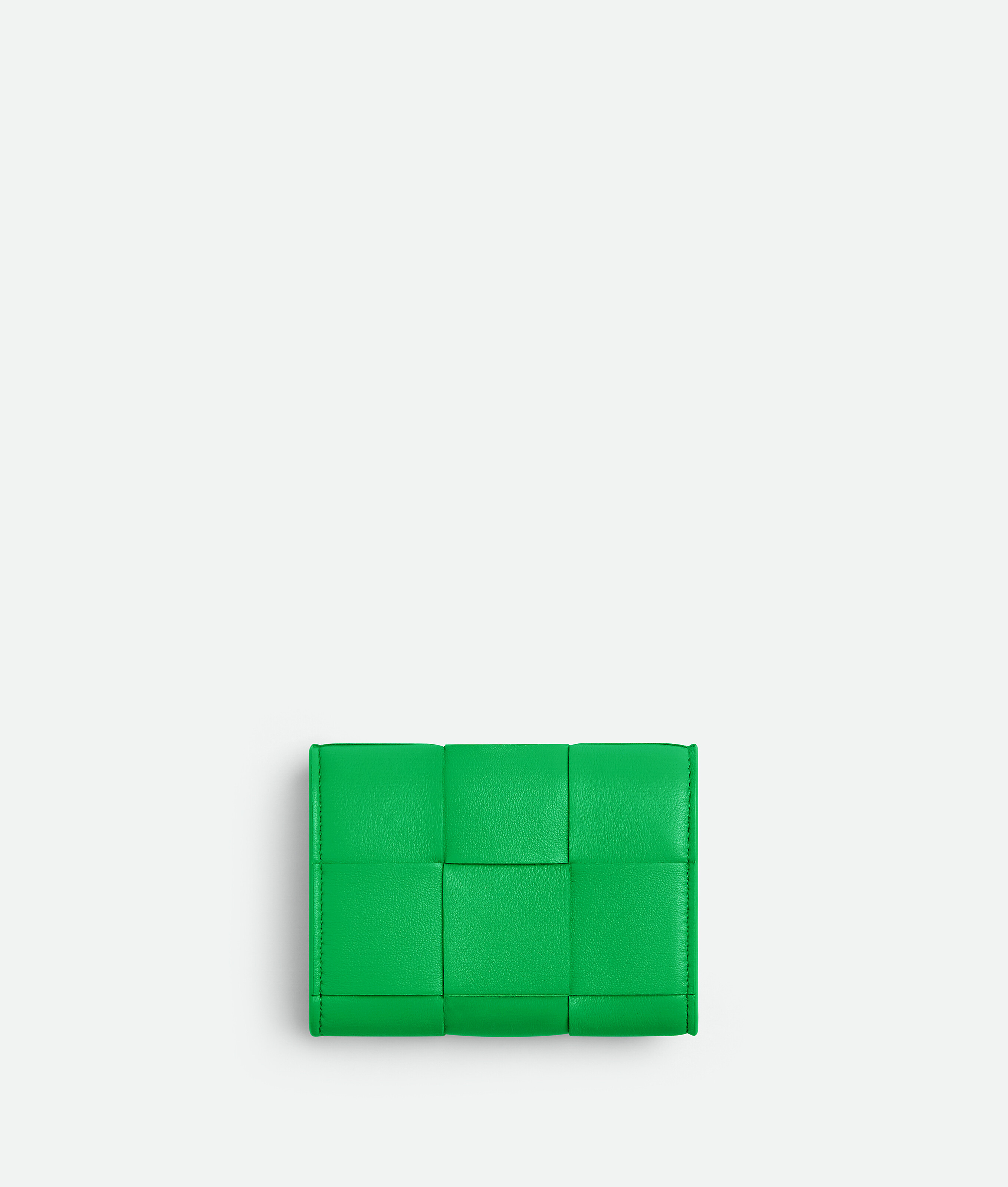 Bottega Veneta Bi-fold Card Case In Parakeet