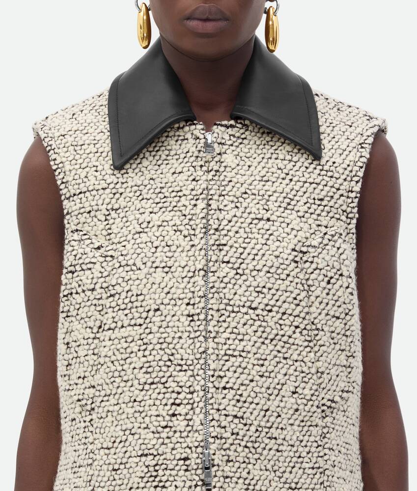 Display a large version of the product image 6 - Wool Boucle Gilet 