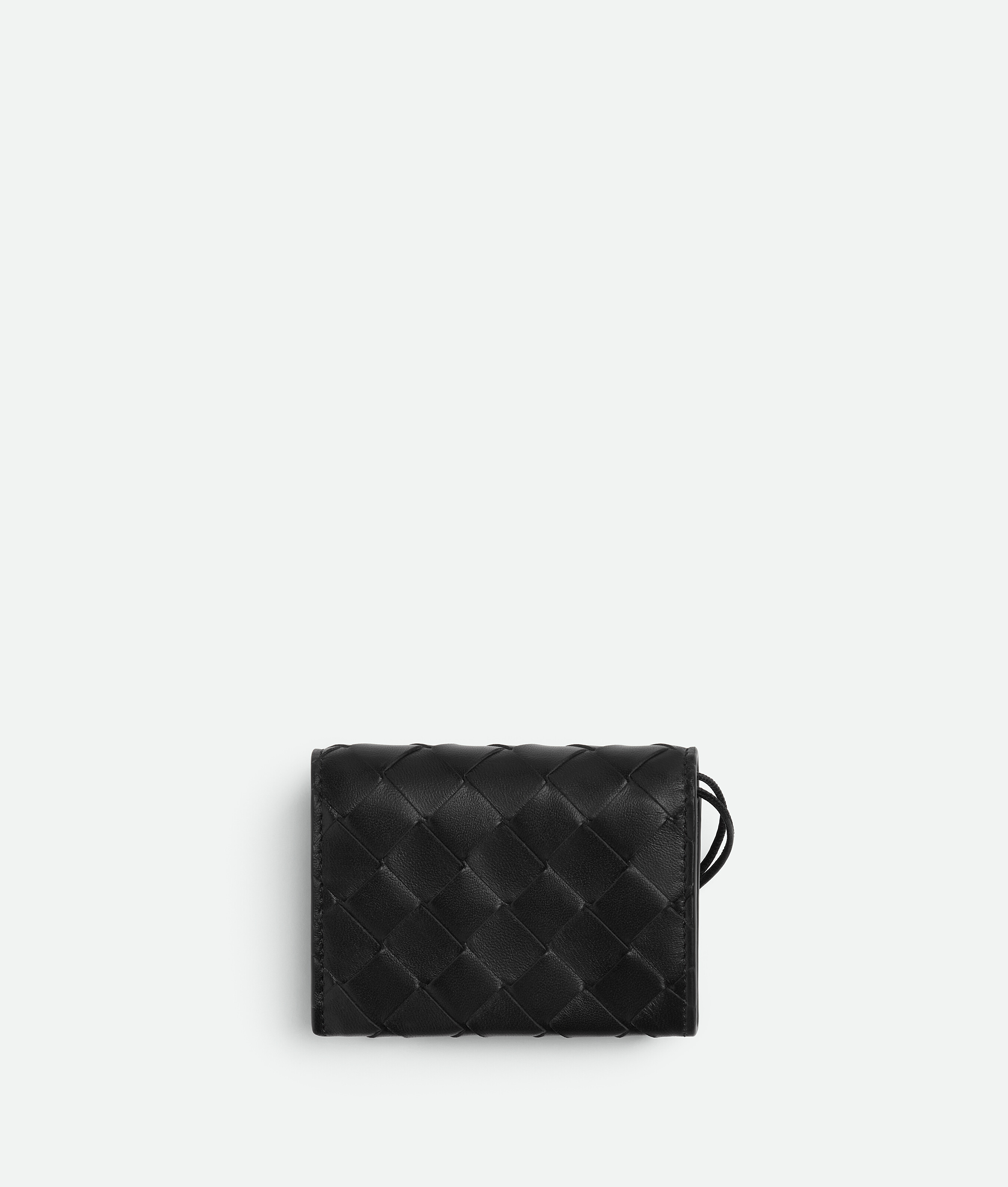 Bottega Veneta Kleines Andiamo Portemonnaie In Black
