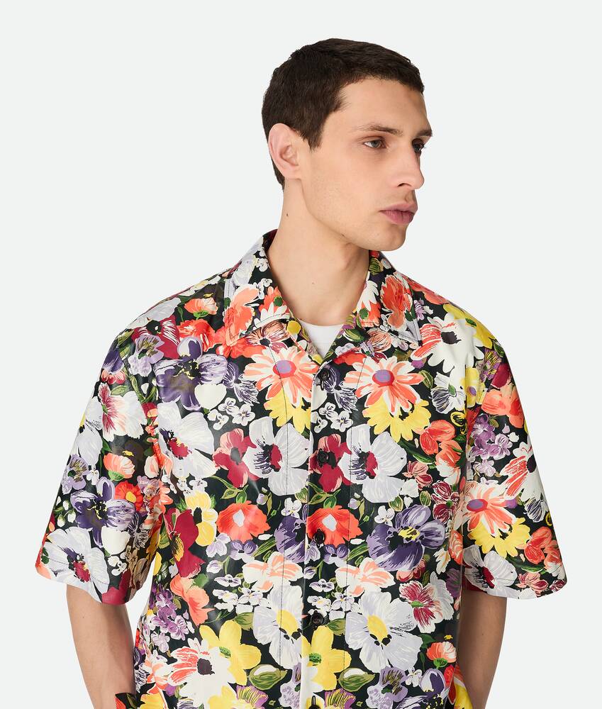 显示产品图片放大效果 4 - 印花皮革衬衫