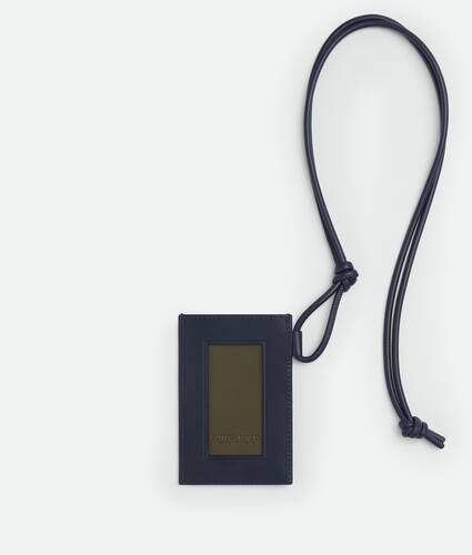 Intrecciato Badge Holder